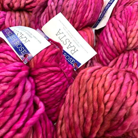 Brand new 6 Skeins Malabrigo Rasta Yarn English Rose Super Bulky Pure Merino - Picture 2 of 7